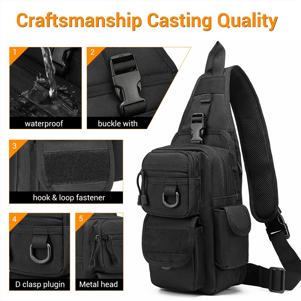 Torba taktyczna na pistolet uk – Edc Concealed Carry Sling Bag recenzja i cena